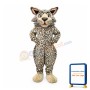 Friendly Lightweight Wildcat Mascot Costume