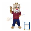 Friendly Lightweight King Lion Mascot Costume