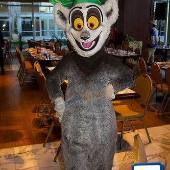 Madagascar King Julien Lemur Mascot Costume