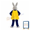 Friendly Rabbit Hero Mascot Costume