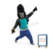 Lightweight Gorilla Mascot Costume