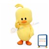Yellow Duck Mascot Costume