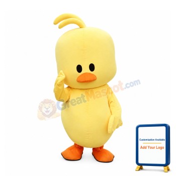 Yellow Duck Mascot Costume