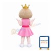 Cute Pink Dress Doll Girl Mascot Costume