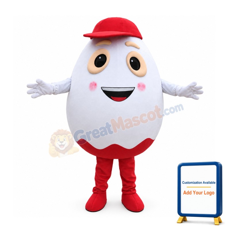 Egg Mascot Costume