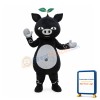 Black Pig Mascot Costume