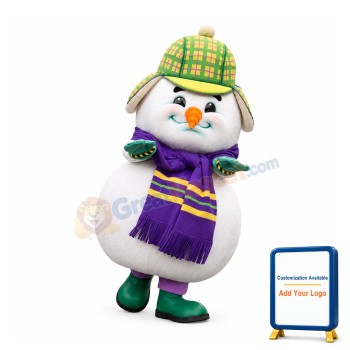 Snowman Mascot Costume