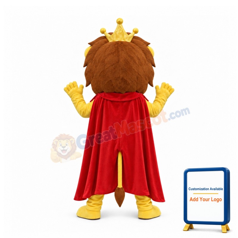 King Lion Mascot Costume