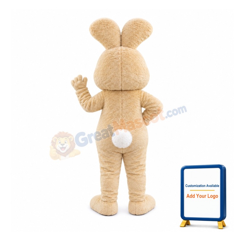 Beautiful Yellow Bunny Mascot Costume