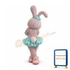 Dancing Grey Rabbit Mascot Costume