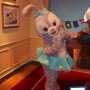 Dancing Grey Rabbit Mascot Costume