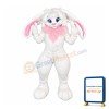 Lovely Lightweight White Rabbit Mascot Costume