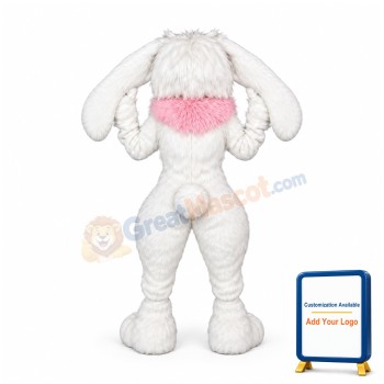 Lovely Lightweight White Rabbit Mascot Costume