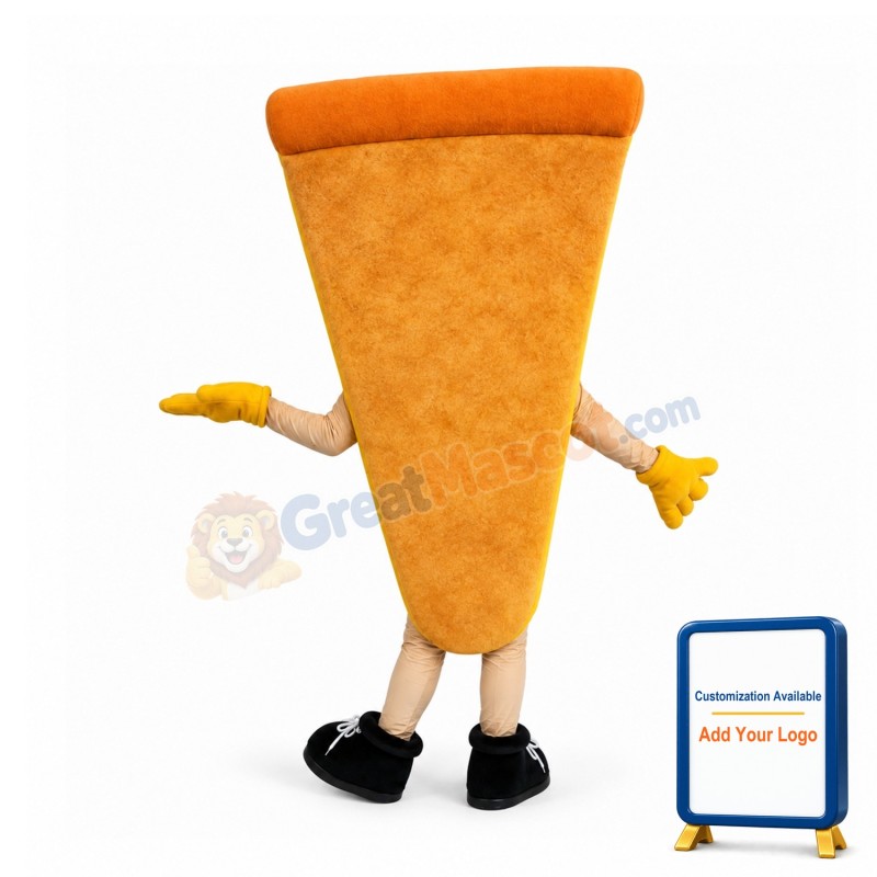 Friendly Lightweight Pizza Mascot Costume