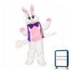 Realistic Easter Bunny Mascot Costume