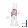 Realistic Easter Bunny Mascot Costume
