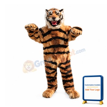Realistic Deluxe Tiger Mascot Costume