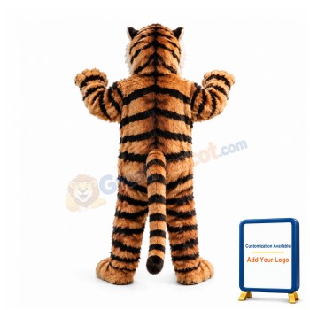 Realistic Deluxe Tiger Mascot Costume