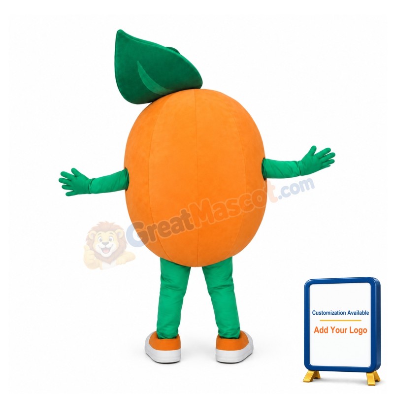 Orange Mascot Costume