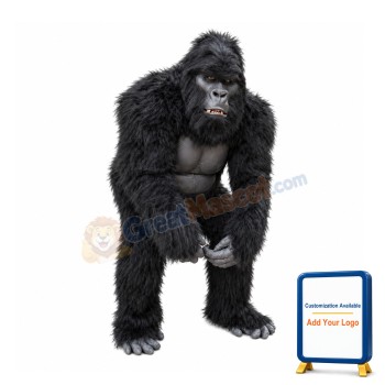 Friendly Lightweight Gorilla Mascot Costume