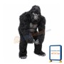 Friendly Lightweight Gorilla Mascot Costume