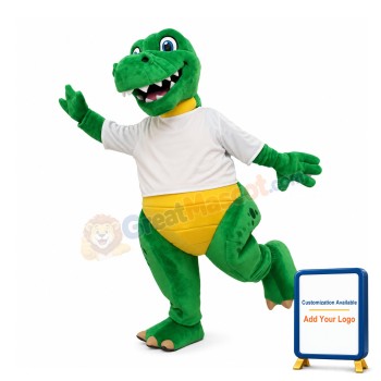 Cute Lightweight Crocodile Mascot Costume