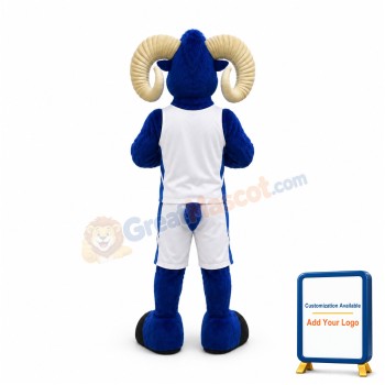 Friendly Lightweight Sport Ram Mascot Costume