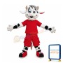 Friendly Cow Boy Mascot Costume