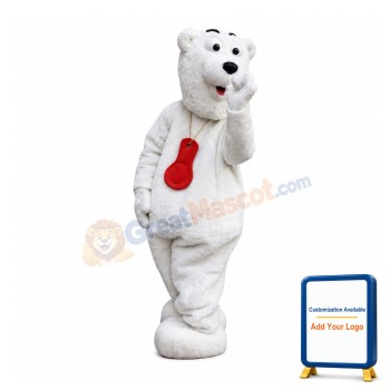 Cute Lightweight Polar Bear Mascot Costume