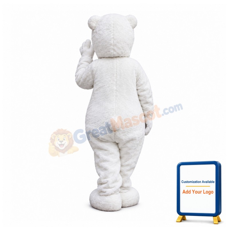 Cute Lightweight Polar Bear Mascot Costume