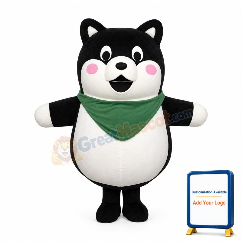 Cute Lightweight Husky Dog Mascot Costume