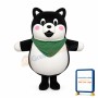 Cute Lightweight Husky Dog Mascot Costume
