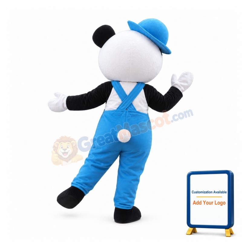Friendly Panda Mascot Costume