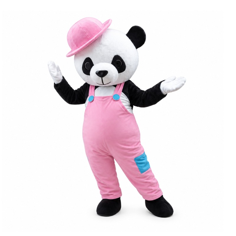 Friendly Panda Mascot Costume