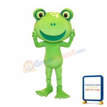Affordable Green Lightweight Frog Mascot Costume
