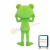Green Lightweight Frog Mascot Costume