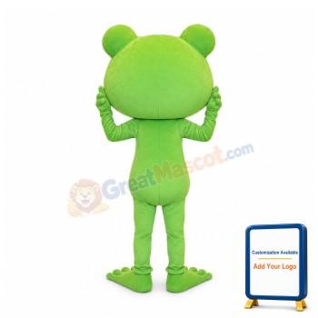 Green Lightweight Frog Mascot Costume