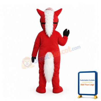 Red Horse Mascot Costume