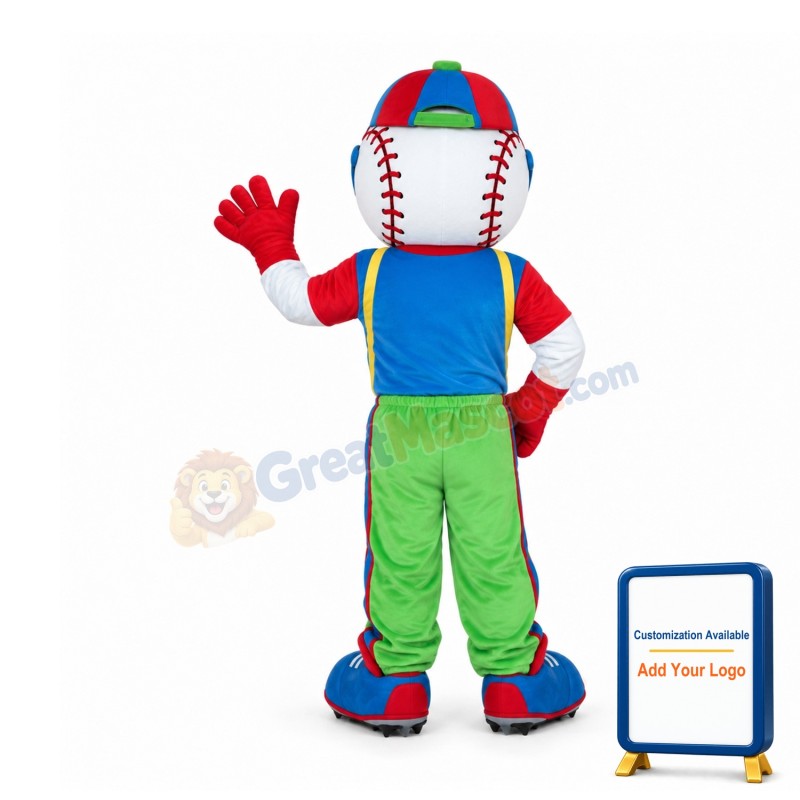 Sport Baseball Boy Mascot Costume