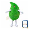 Green Leaf Mascot Costume