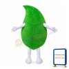 Green Leaf Mascot Costume
