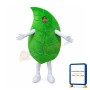 Green Leaf Mascot Costume