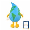 Global Water Drop Mascot Costume