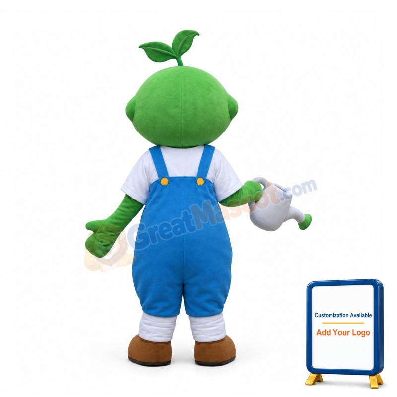 Green Plant Mascot Costume