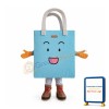 Happy Shopping Bag Mascot Costume