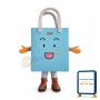 Happy Shopping Bag Mascot Costume