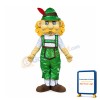 Farmer Human Mascot Costume