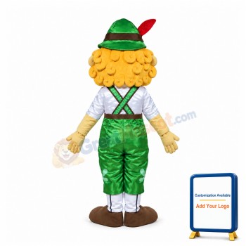 Farmer Human Mascot Costume