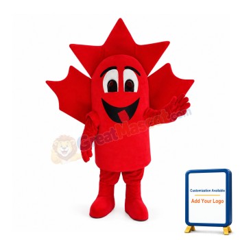 Canada Maple Leaf Mascot Costume