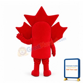 Canada Maple Leaf Mascot Costume